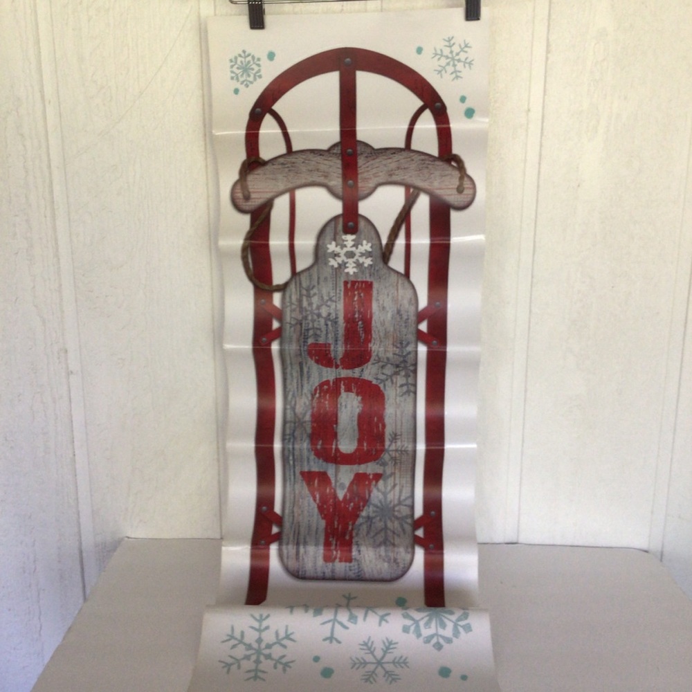 GIANT WALL DOOR WINDOW STATIC CLINGS FOR THE HOLIDAYS NWT